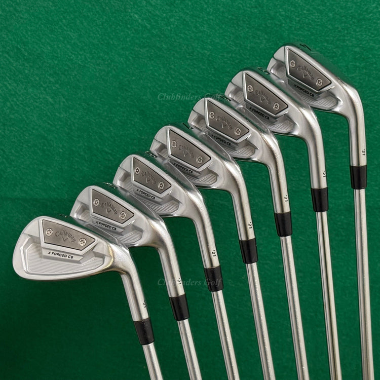 Callaway X Forged CB '21 4-PW Iron Set Project X LS 6.0 120G Steel Stiff