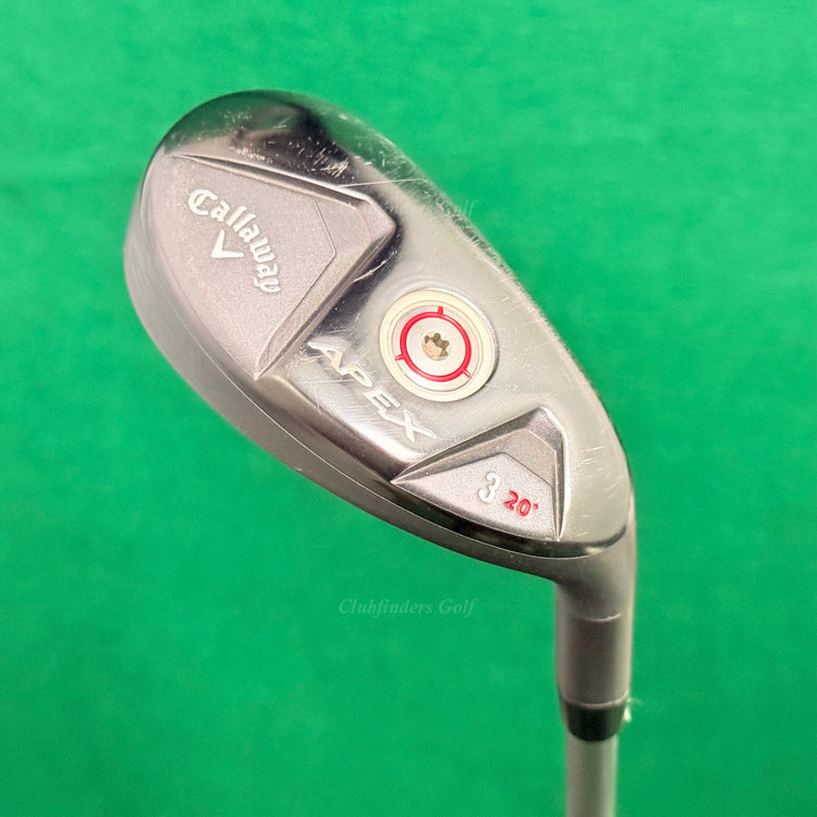 Callaway Apex 20° 3 Hybrid Mitsubishi Kuro Kage Black 80HY-S Graphite Stiff w/HC