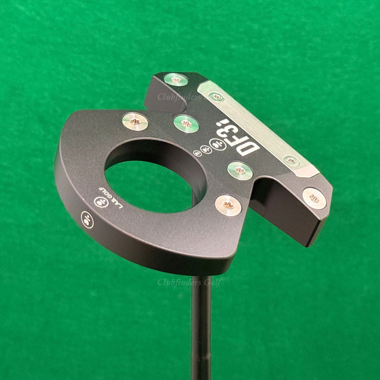 LAB Golf 2026 DF3i 35" Stainless Steel Insert Putter Matte Black Steel w/ HC