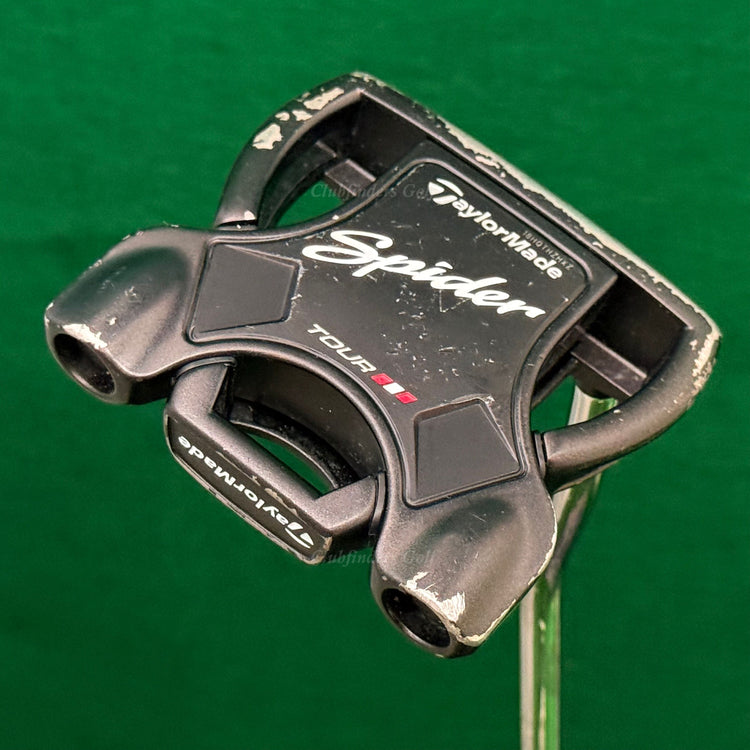 TaylorMade Spider Tour Black 2020 34" Double-Bend Putter W/ Super Stroke