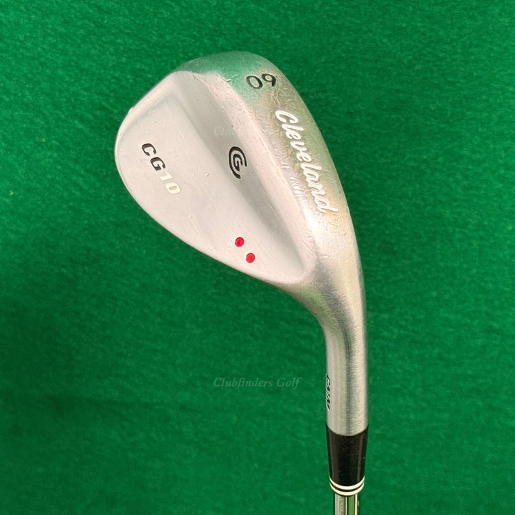 Cleveland CG10 CMM Chrome 60° Lob Wedge Dynamic Gold Steel Wedge Flex