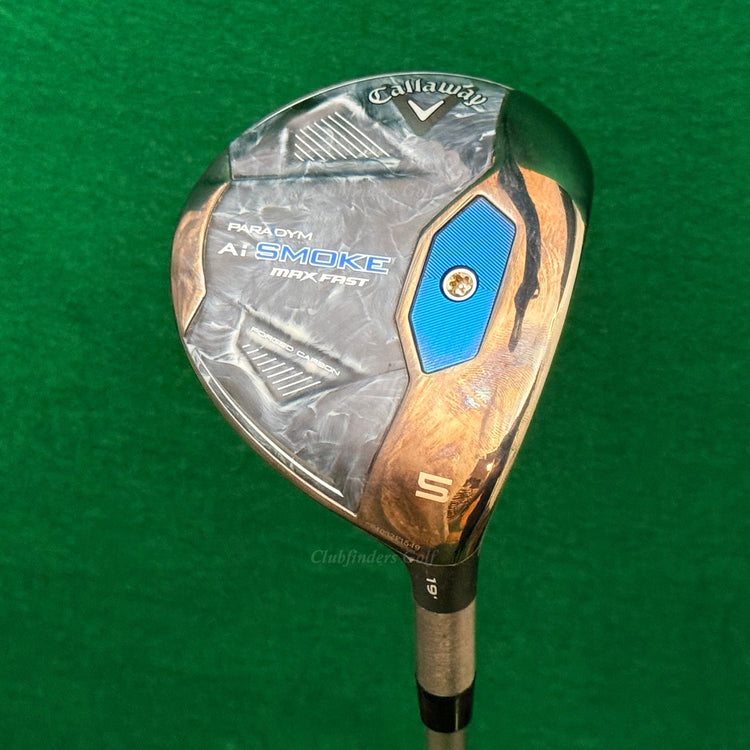 Callaway Paradym Ai Smoke Max Fast 19° Fairway 5 Wood Air Speeder 50-S Stiff