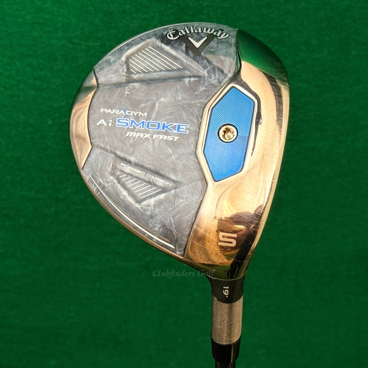 Callaway Paradym Ai Smoke Max Fast 19° Fairway 5 Wood Denali Black Extra Stiff