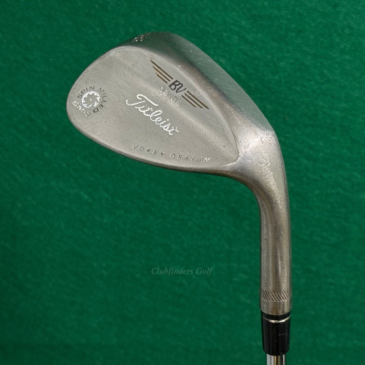 Titleist Vokey SM4 Tour Chrome 58-6 58° Lob Wedge Factory Stepped Steel Wedge