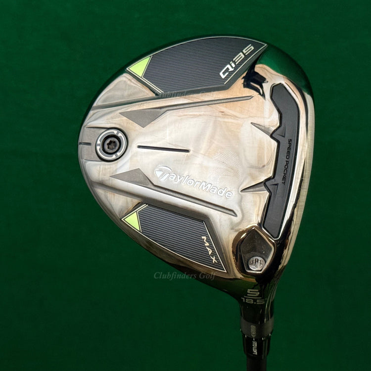 TaylorMade Qi35 Max 18.5° Fairway 5 Wood Mitsubishi REAX 55-S Stiff w/HC