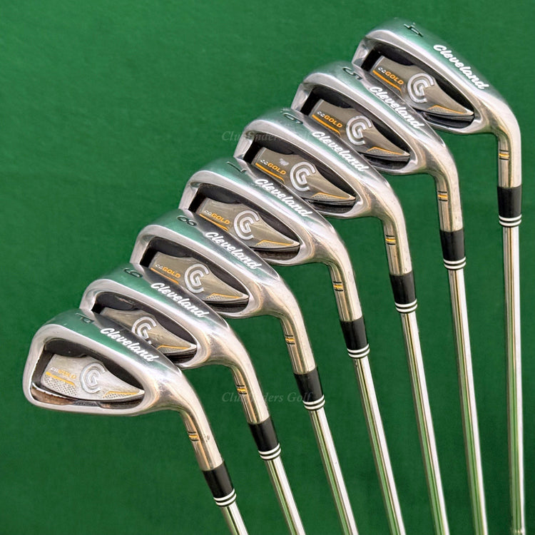 Cleveland CG Gold MCT 4-PW Iron Set Factory True Temper Steel Uniflex