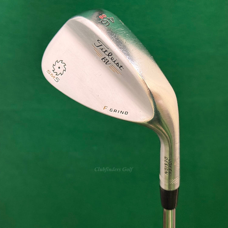 Titleist Vokey SM5 Chrome 46-8F 46° Pitching Wedge Vokey Design Steel Wedge Flex