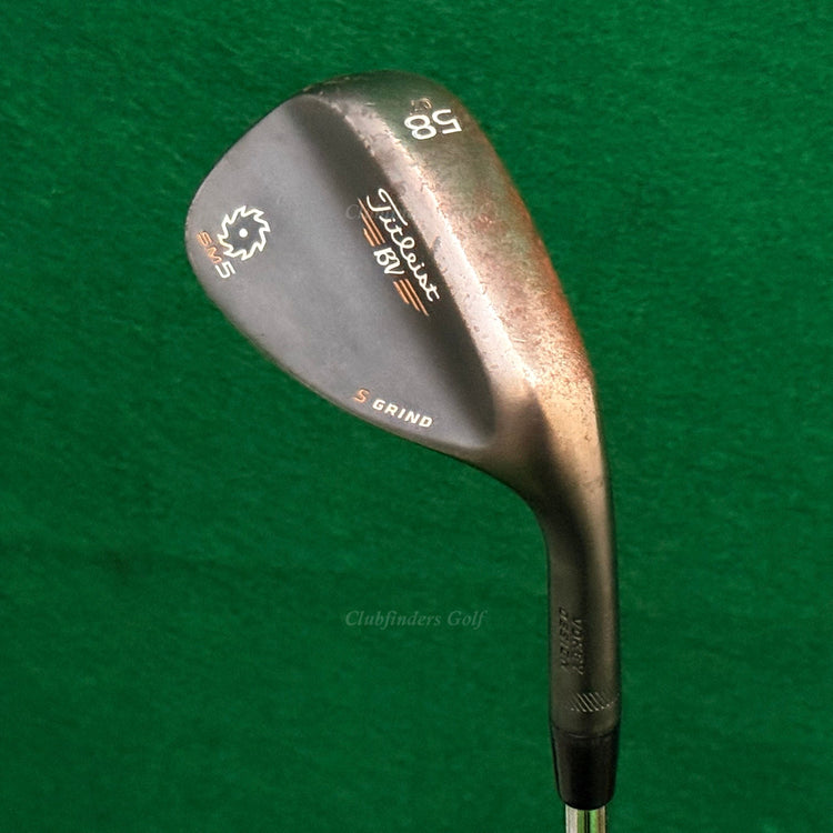 Titleist Vokey SM5 Black 58-7S 58° Lob Wedge Stepped Steel Wedge Flex