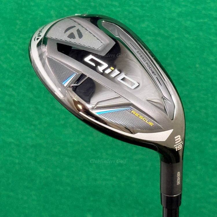 TaylorMade Qi10 Rescue 19° 3 Hybrid Ventus TR Blue HB 7-S Graphite Stiff w/HC