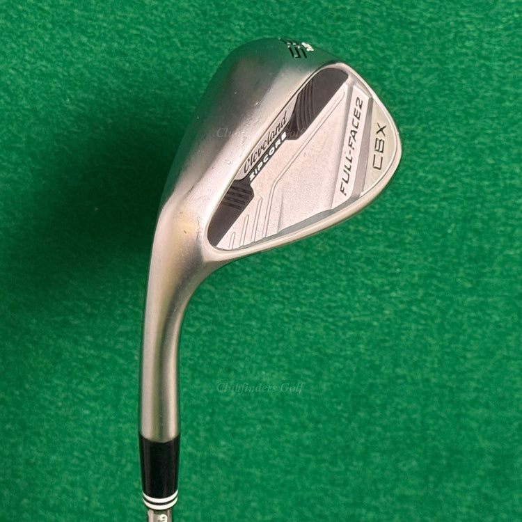 LH Cleveland CBX FULL-FACE 2 56-12 56° Sand Wedge DG 115 Spinner TI Wedge Flex