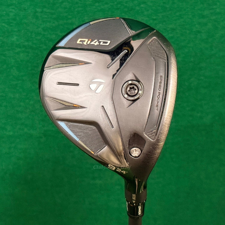 TaylorMade Qi4D 24° Fairway 9 Wood Project X HZRDUS 6.0 80g Graphite Stiff