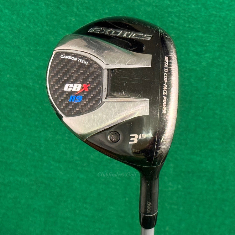Tour Edge Exotics CBX 119 15° Fairway 3 Wood Fujikura Pro 2.0 6-R Regular