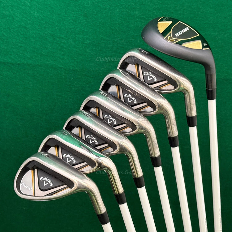 Lady Callaway Edge 5H, 6-SW Iron Set Mitsubishi ELDIO 40L Graphite Ladies w/HC