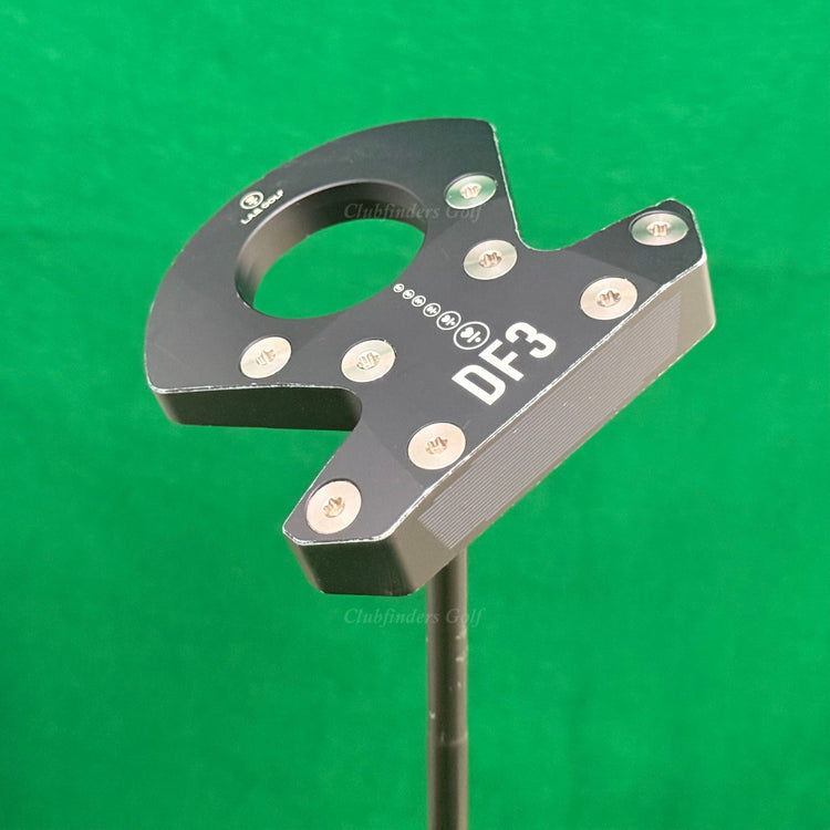 LAB Golf '24 DF3 Black 34" Center-Shaft Putter Matte Black Stepped Steel