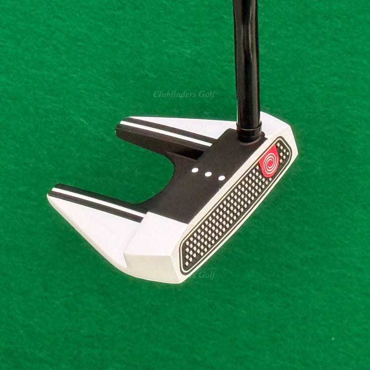 Odyssey O-Works #7 Black/White 35" Double-Bend Mallet Putter w/ Super Stroke