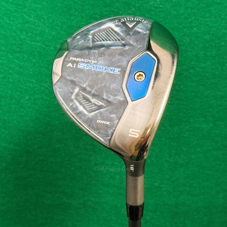 Callaway Paradym Ai Smoke Max 18° Fairway Wood 5 Tensei AV Series 65 Stiff w/HC