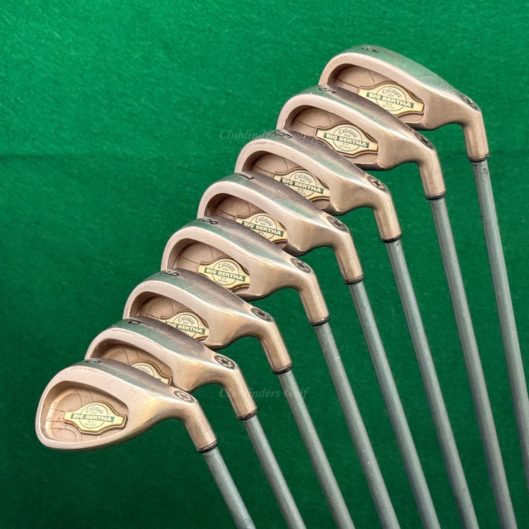 Lady Callaway Big Bertha X-12 4-SW Iron Set Ladies Gems Graphite Ladiea
