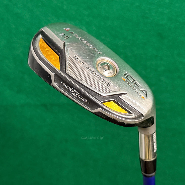 Adams Golf Idea Pro Gold 20° Hybrid Mitsubishi JavlnFX h80-R Graphite Stiff
