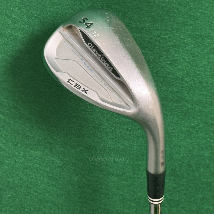 Cleveland CBX Chrome 54-12 54° Sand Wedge Stepped Steel Wedge Flex