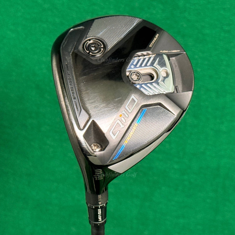 LH TaylorMade Qi10 Tour 15° Fairway Wood 3 Matrix Proto Red Tie OC Regular w/HC