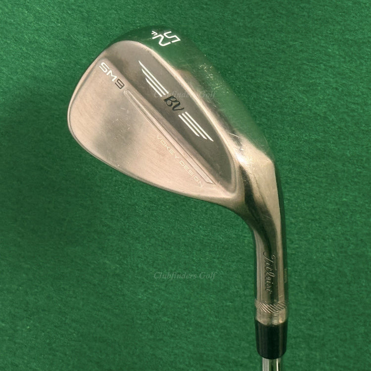 Titleist Vokey SM9 Brushed Steel 52-12F 52° Gap Wedge Factory Steel Wedge Flex