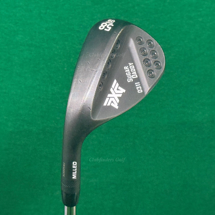 LH PXG Sugar Daddy 0311 Milled Black 58-9 58° Lob Wedge Elevate VSS 95 Regular
