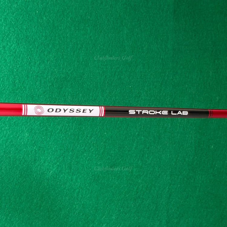 Odyssey 2022 White Hot 2-Ball TEN 35" Double-Bend Mallet Putter W/Stroke Lab Red
