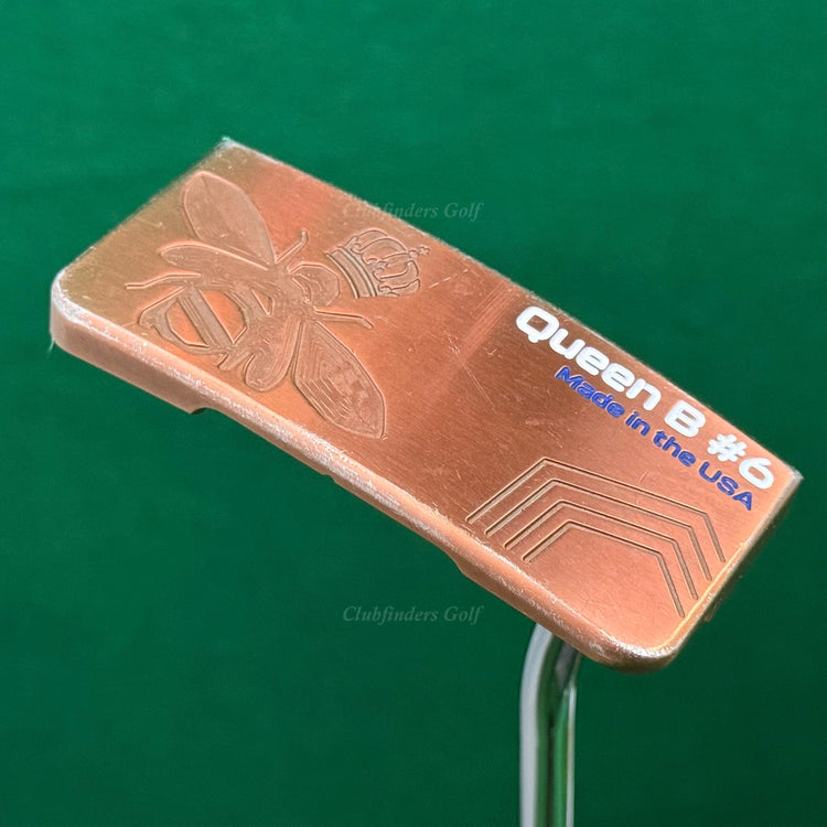 Bettinardi 2021 Queen B #6 Rose Gold 34" Single-Bend Putter Golf Club