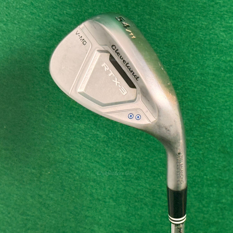 Cleveland RTX-3 V-MG Chrome 54-11 54° Sand Wedge Dynamic Gold Steel Wedge Flex