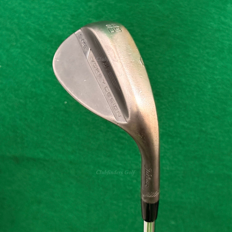 Titleist Vokey SM8 Jet Black Raw 60-10S 60° Lob Wedge Modus Tour 130 Extra Stiff