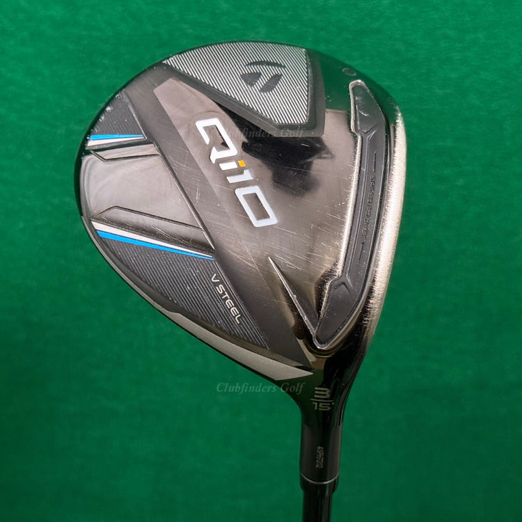 TaylorMade Qi10 V-Steel 15° Fairway Wood 3 Ventus Blue TR FW 6R Regular w/HC