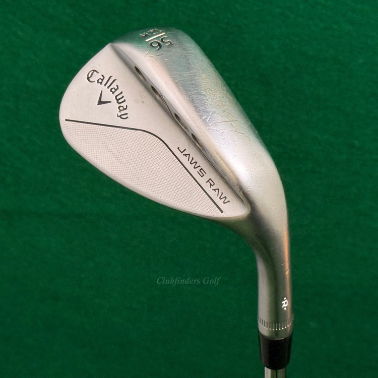 Callaway Jaws Raw Chrome 56-12W 56° Sand Wedge DG 115 Spinner VSS TI Wedge Flex