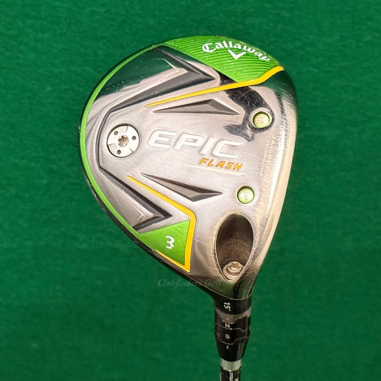 Callaway EPIC Flash 15° Fairway 3 Wood Even Flow 4.0 5.5 Graphite Ladies