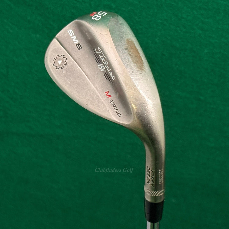 Titleist Vokey SM6 Nickel 58-8M 58° Gap Wedge Modus 3 Tour 120 Steel Stiff