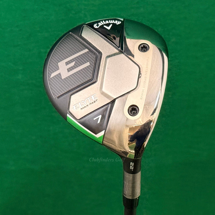 Callaway ELYTE Max Fast 22° Fairway 7 Wood Cypher Fifty 6.0 Graphite Stiff