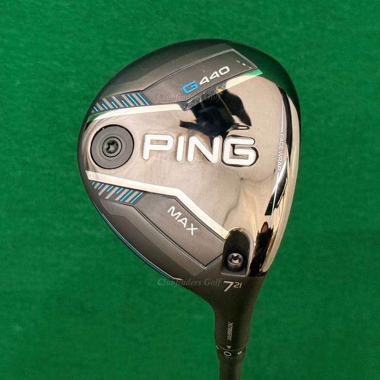 Ping G440 MAX 21° Fairway 7 Wood Mitsubishi Vanquish 4-R Graphite Regular w/HC