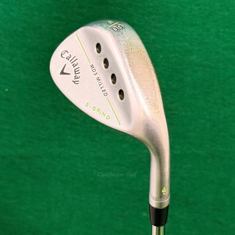 Callaway MD3 Milled Chrome 60-9S 60° Lob Wedge Dynamic Gold S400 Steel Stiff