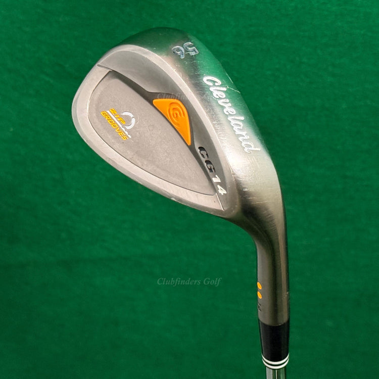 Cleveland CG14 Zip Grooves 56-14 56° Sand Wedge Stepped Steel Wedge Flex