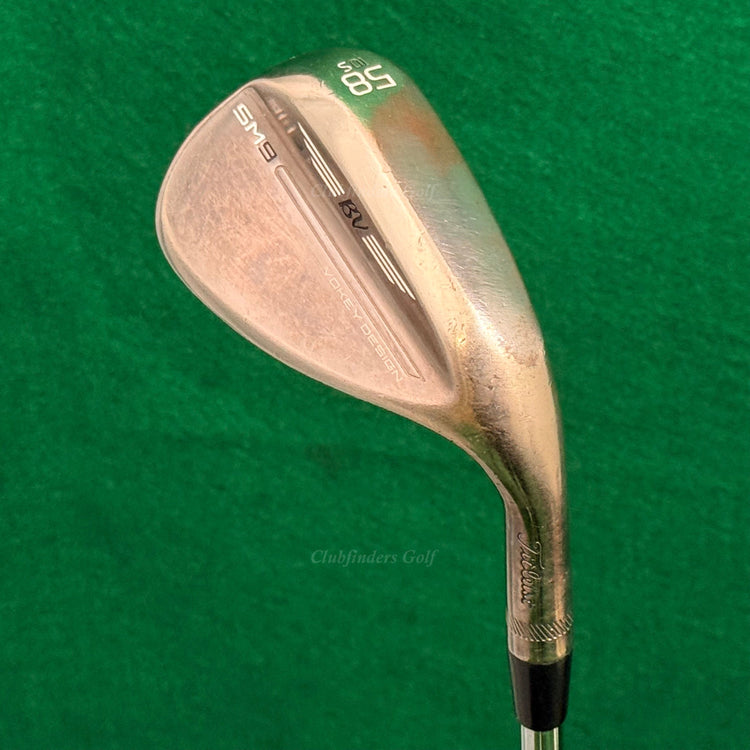 Titleist Vokey SM9 Brushed Steel 58-10S 58° Lob Wedge Vokey Design Wedge Flex