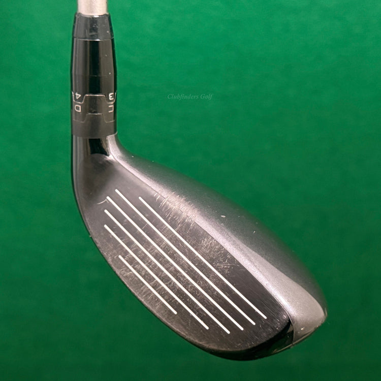 LH Titleist 816 H2 21° Hybrid Mitsubishi Rayon Diamana D+ 100 HY Stiff *Dent*