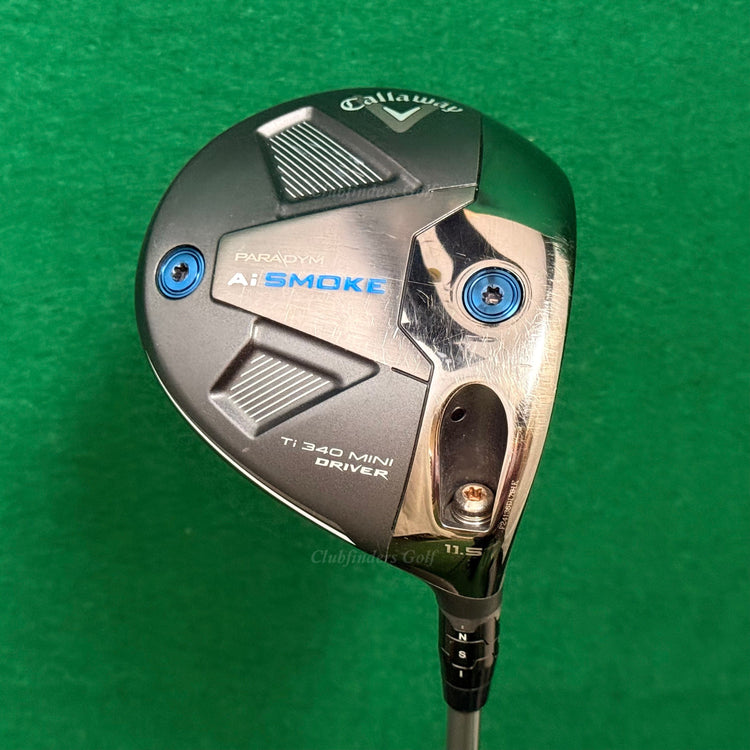 Callaway Paradym Ai Smoke TI 340 11.5° Mini Driver Denali Blue 50g Regular w/HC