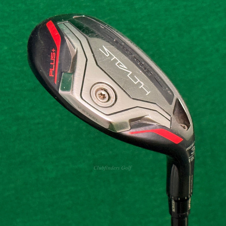 TaylorMade Stealth Plus+ Rescue 19.5° 3 Iron HZRDUS Smoke RDX 6.0 80g Stiff w/HC