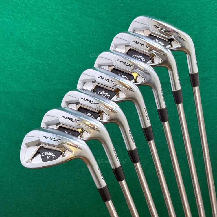 Callaway Apex 21 Forged 5-AW Iron Set AeroTech SteelFiber i70 Regular
