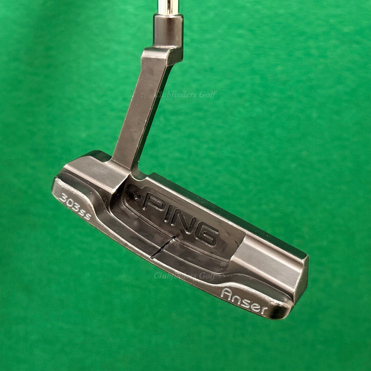 Ping Redwood ANSER 303ss Black Dot 35" L-Neck Blade Putter