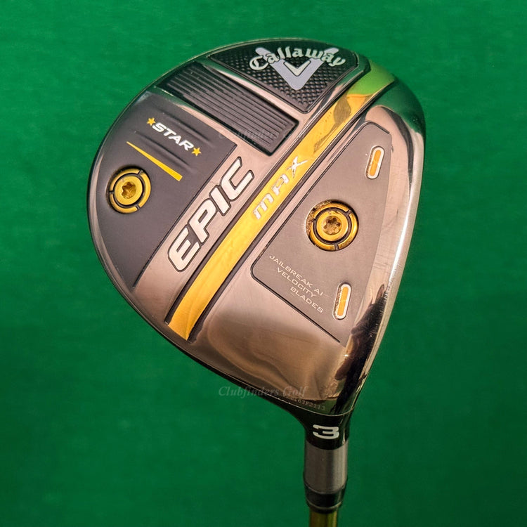 Callaway EPIC MAX Star Fairway 3 Wood ATTAS 40-R Graphite Regular w/HC