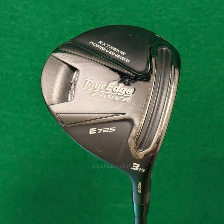 Tour Edge Exotics E725 15° Fairway 3 Wood Cypher Fifty 5.5 Graphite Regular