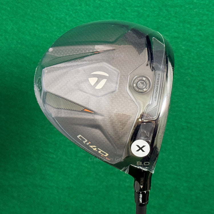 NEW TaylorMade Qi4D LS 8° Driver REAX Red HR50-X Graphite Extra Stiff w/ HC