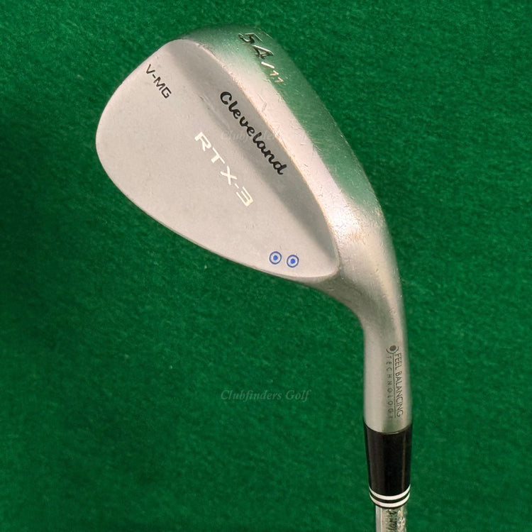 Cleveland RTX-3 V-MG Chrome 54-11 54° Sand Wedge Dynamic Gold Steel Wedge Flex