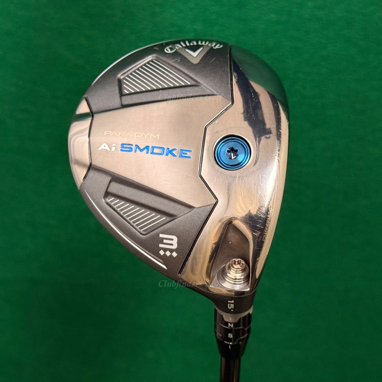 Callaway Paradym Ai Smoke TD 15° Fairway Wood 3 HZRDUS Black 6.0 70g Stiff w/HC
