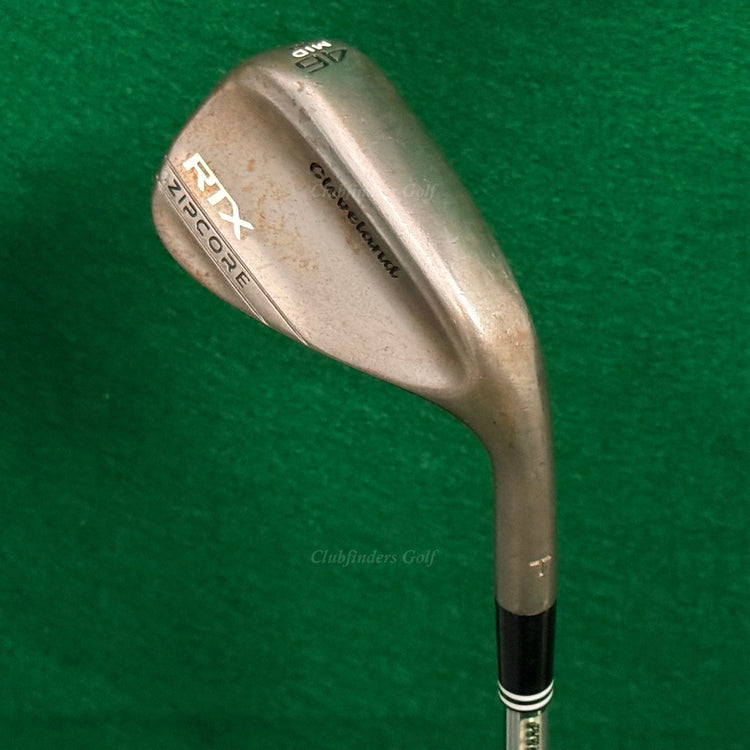 Cleveland RTX 6 Zipcore Tour Rack Mid Raw 46-10 46° Pitching Wedge DG Spinner TI